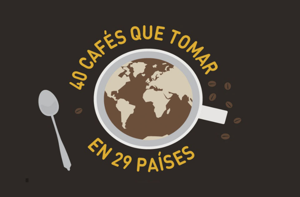 Lista de 40 cafés que puedes pedir en 29 países (Infografía)